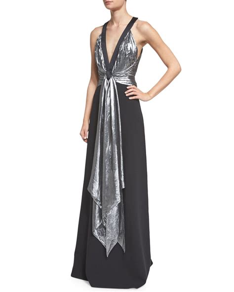 black evening gown michael kors|Michael Kors runway dresses.